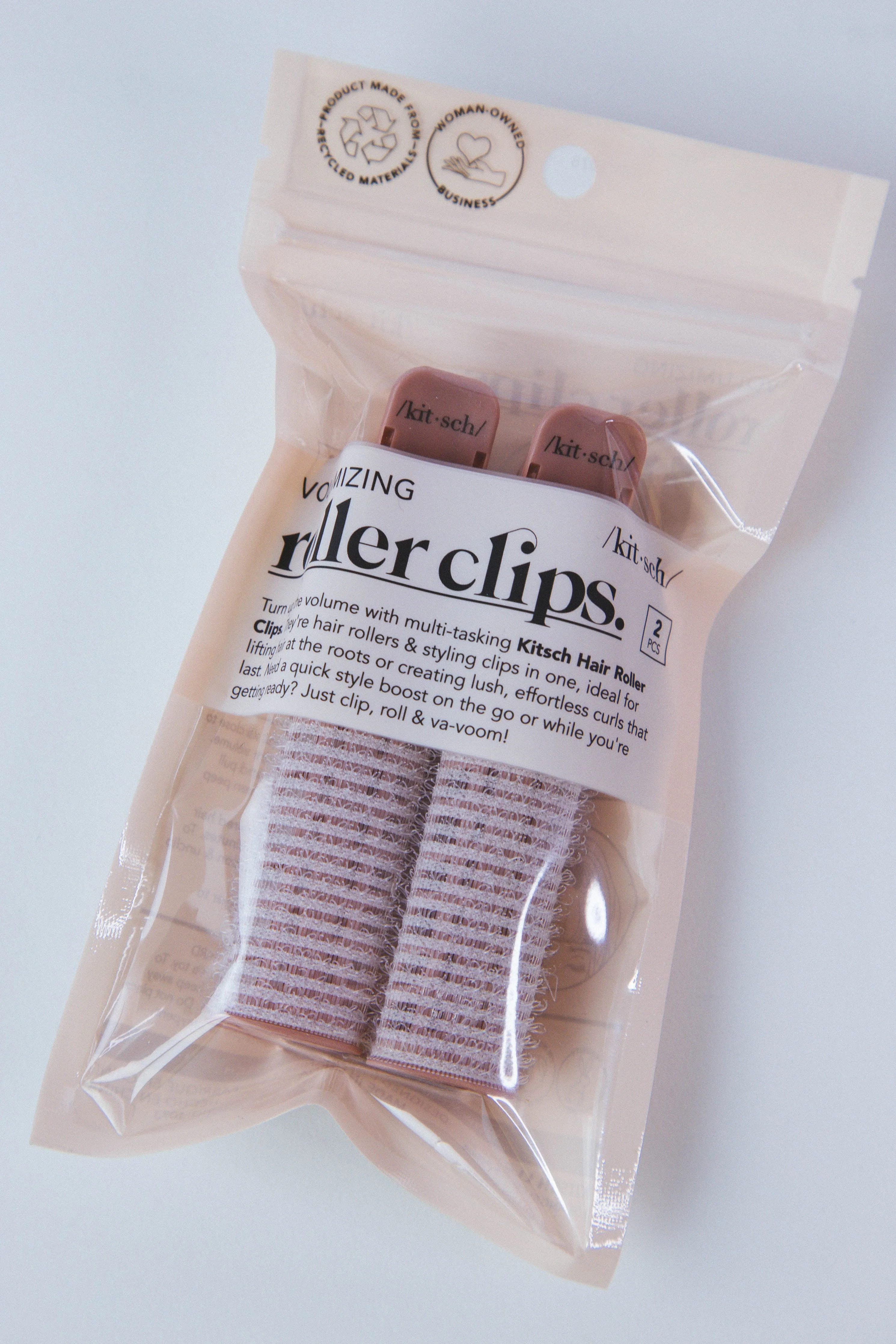 Volumizing Roller Clips, Nude | Kitsch