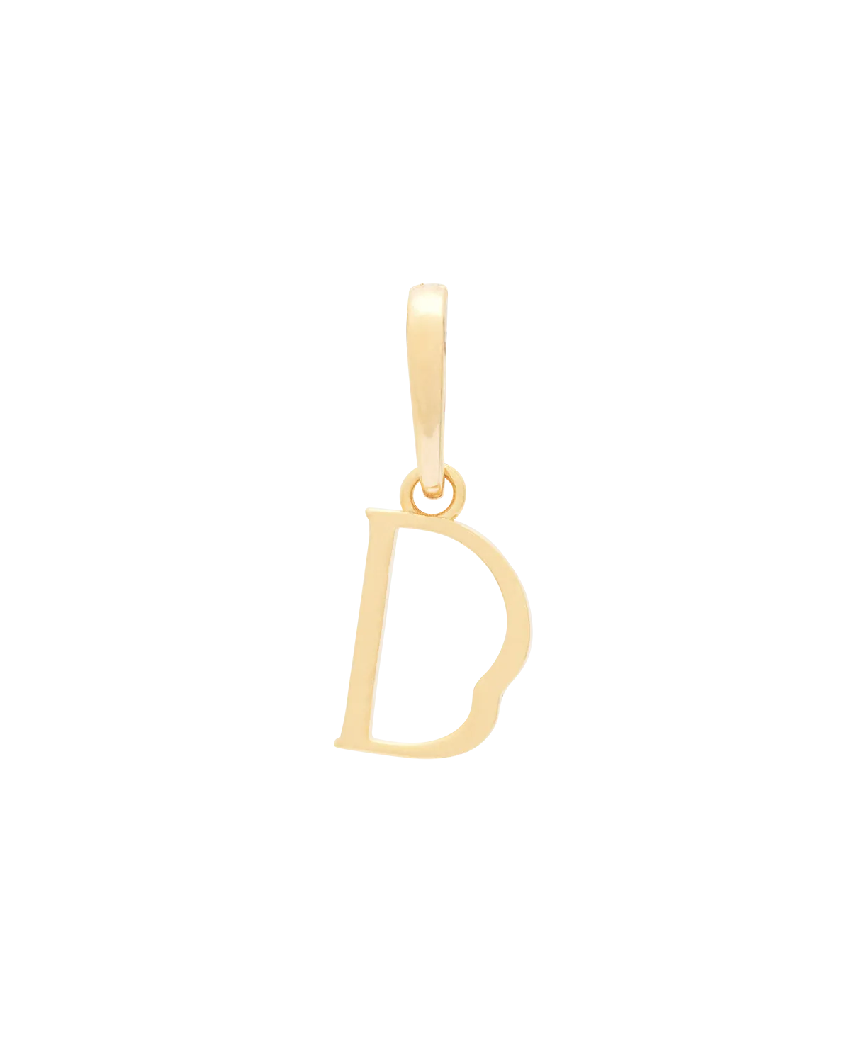 Wavy Initial Pendant