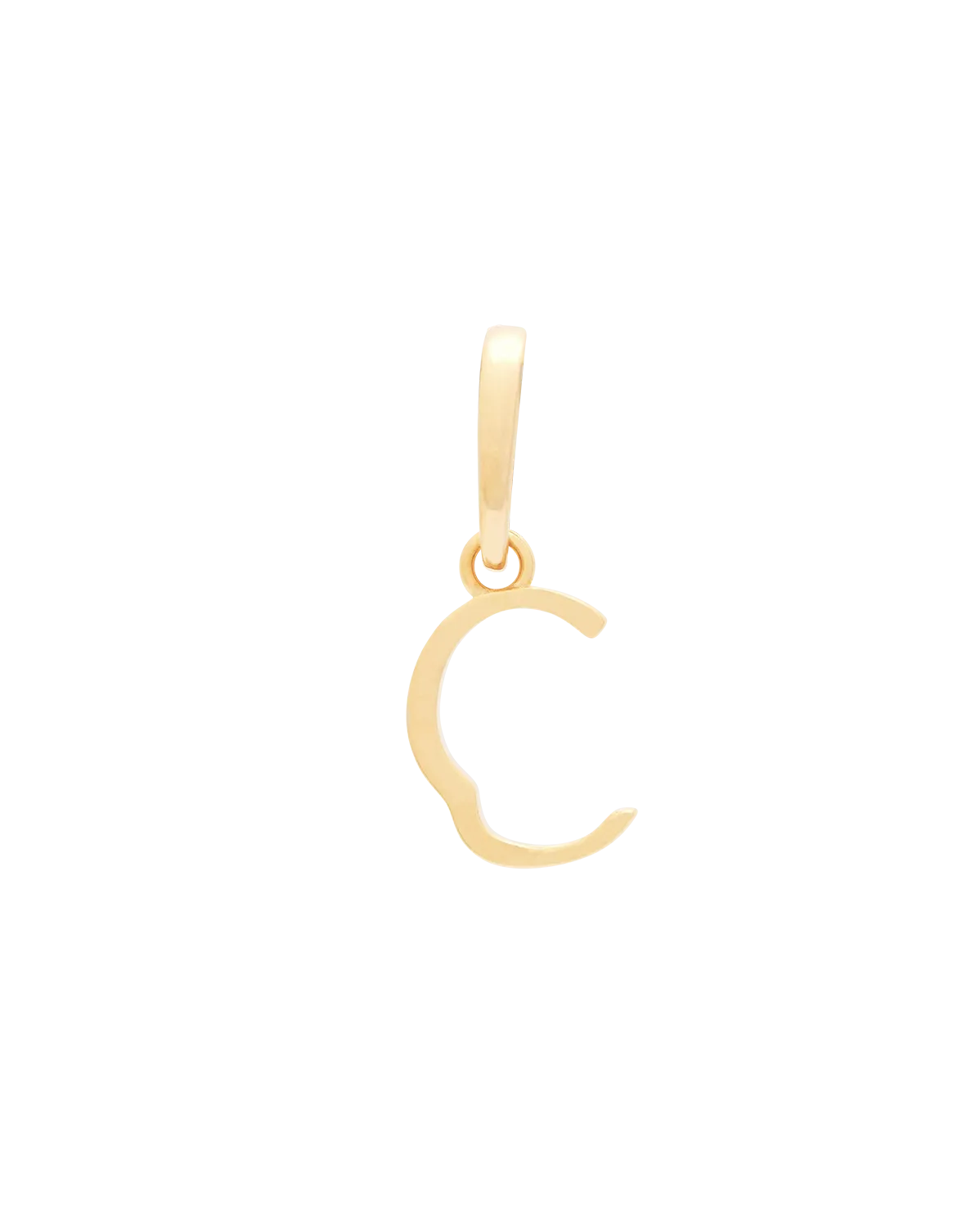 Wavy Initial Pendant