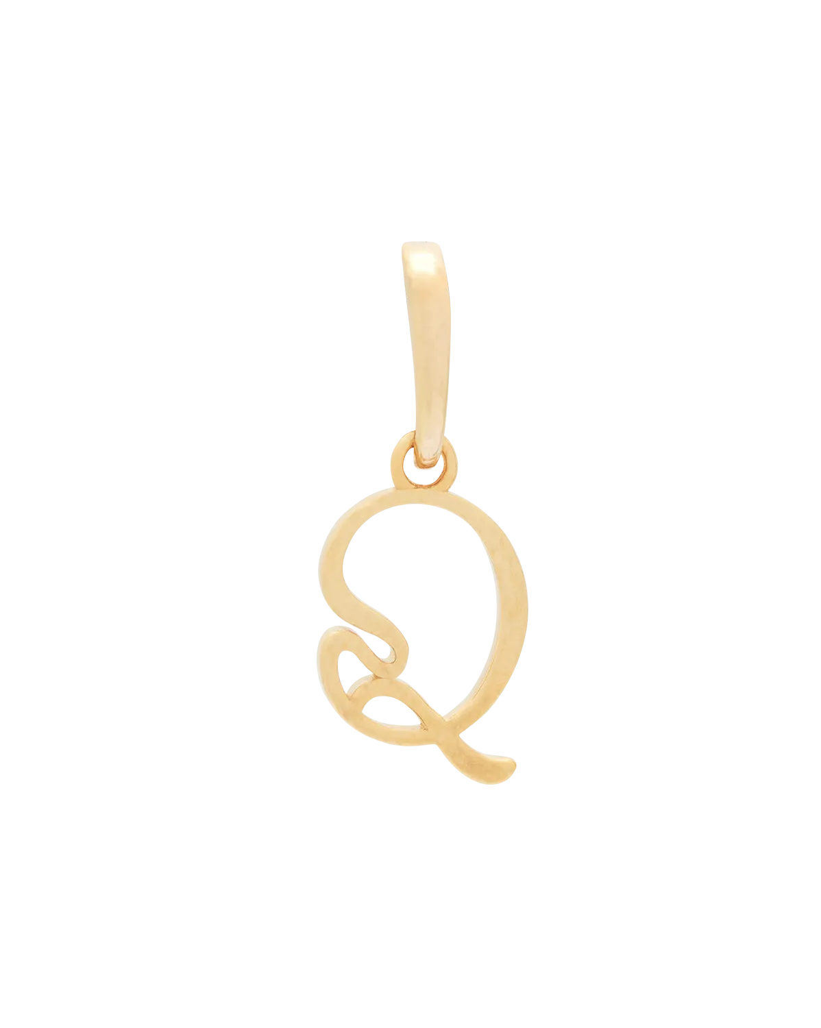 Wavy Initial Pendant