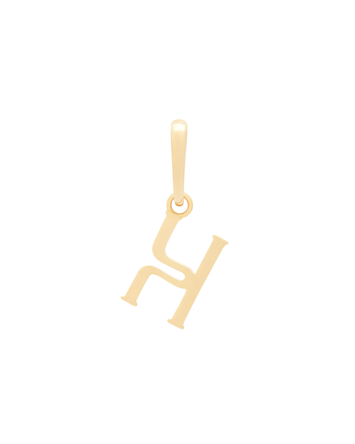 Wavy Initial Pendant