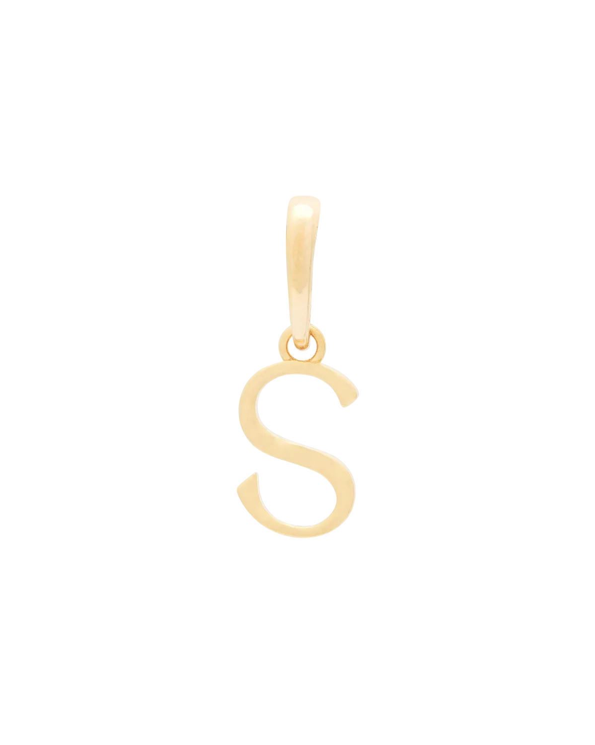 Wavy Initial Pendant