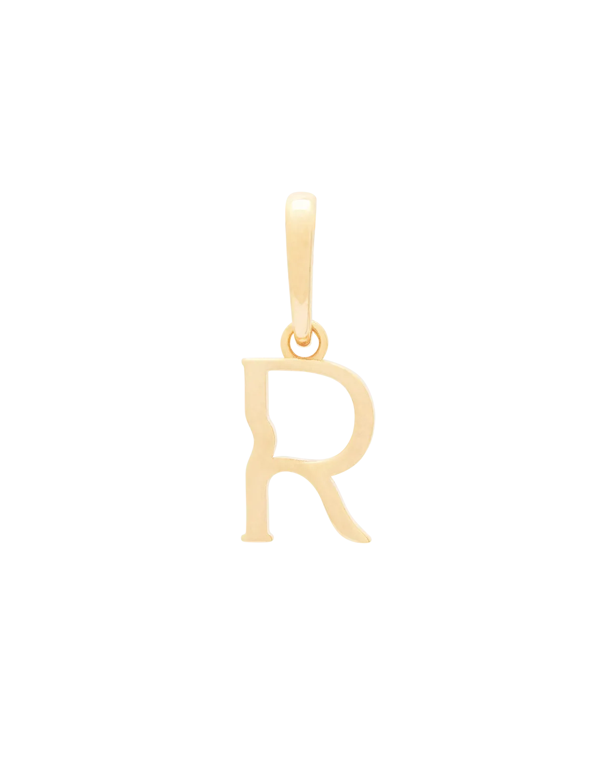 Wavy Initial Pendant