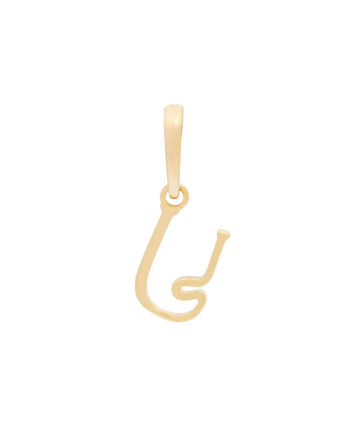 Wavy Initial Pendant