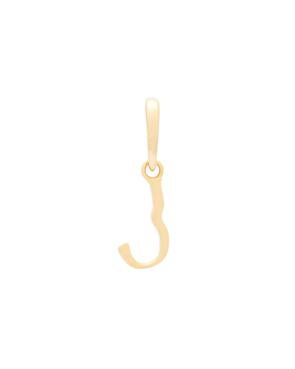 Wavy Initial Pendant